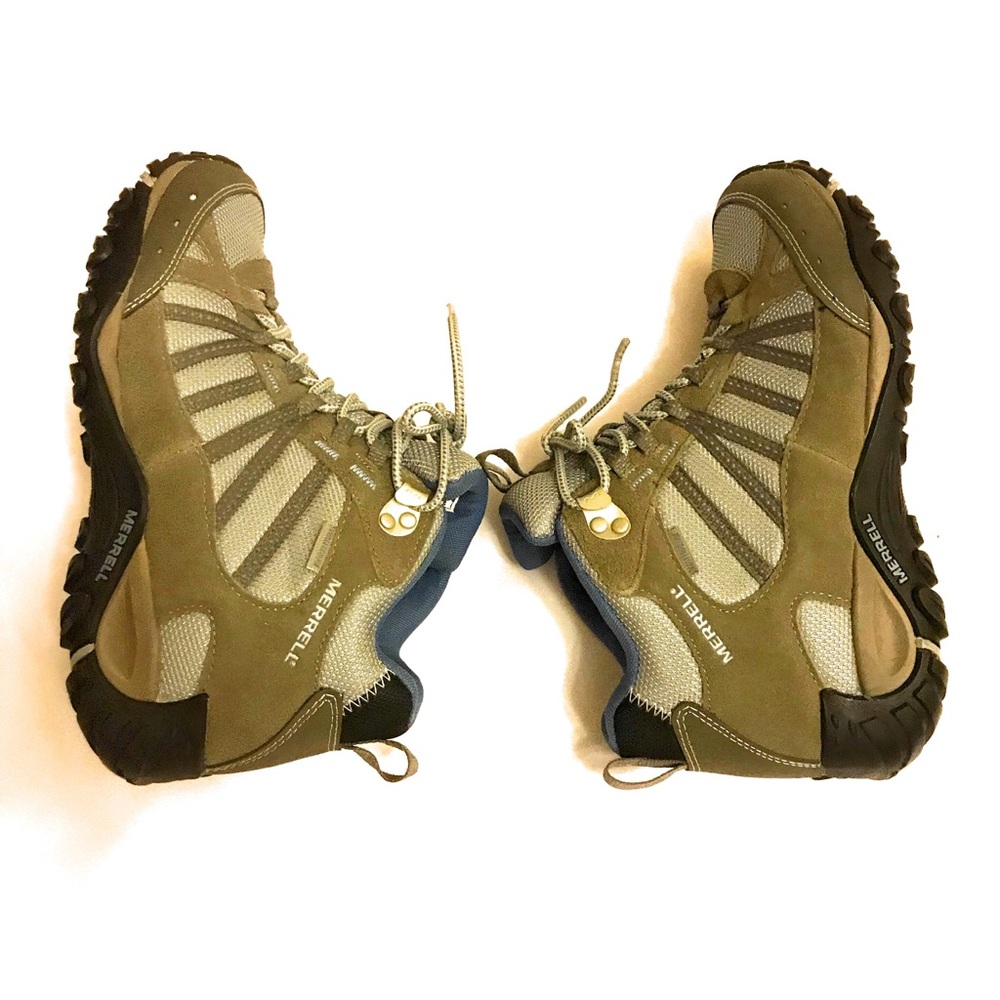 Merrell Mid Shoes Brindle Boulder Hiking Boots